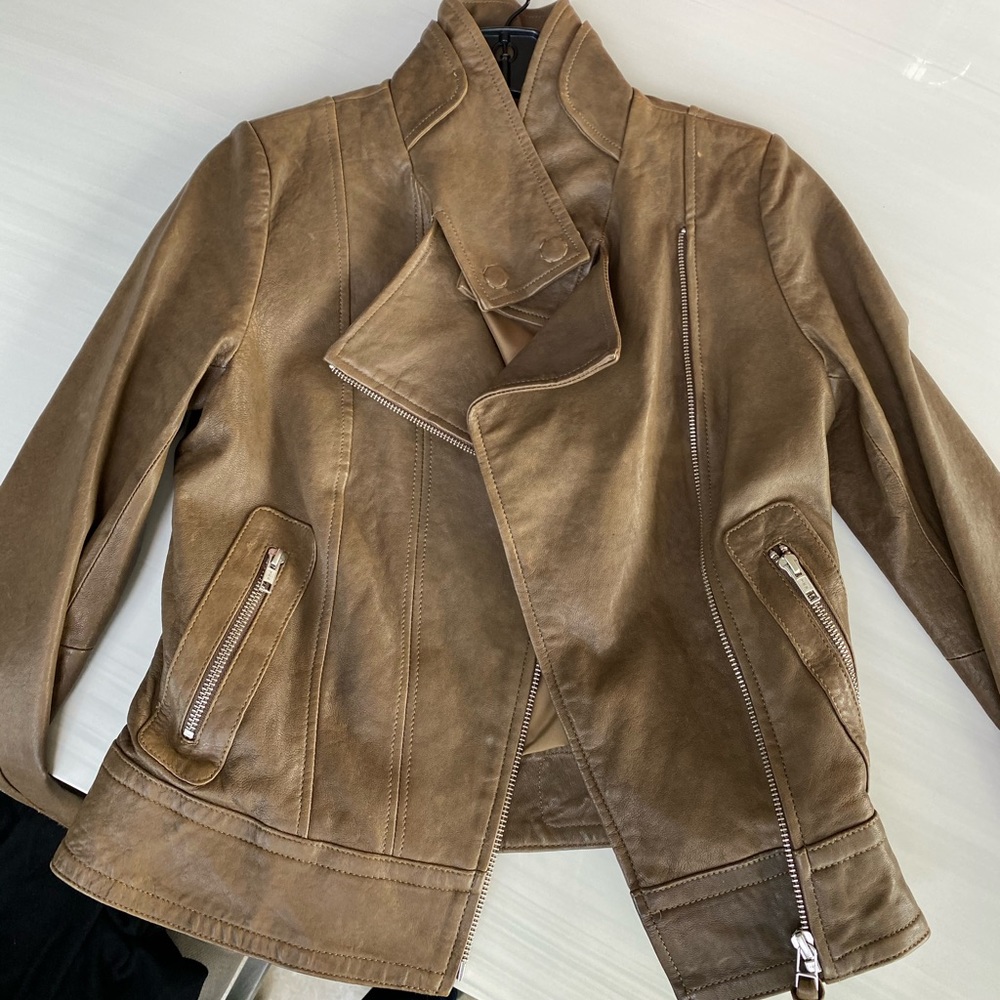 Aritzia leather jacket